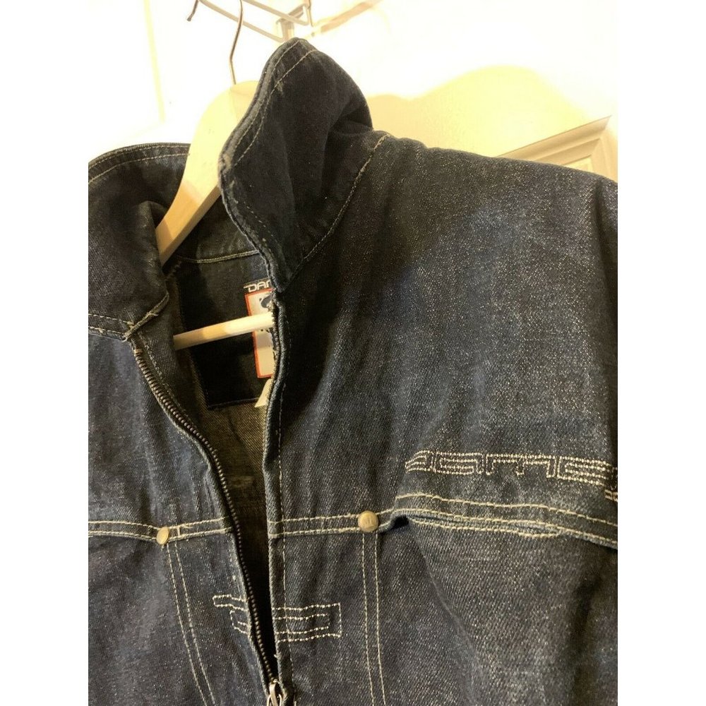Vtg Damani DaDa Denim‎ Jean Jacket Men’s Sz 2XL Full Zip Blue